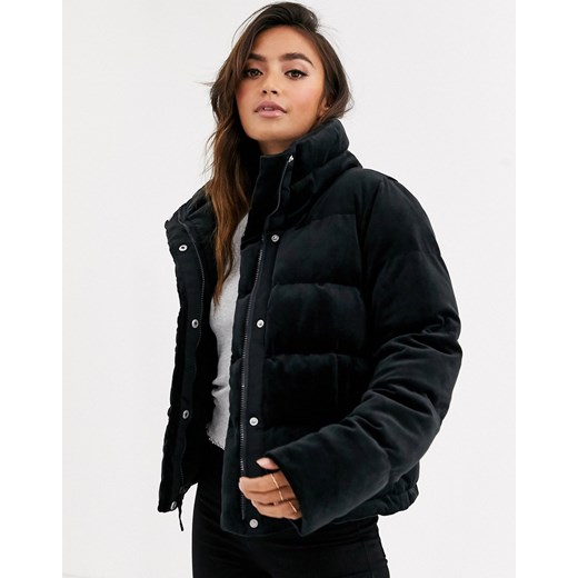 Abercrombie & Fitch – Czarna, pikowana kurtka-Czarny Abercrombie & Fitch XS Asos Poland