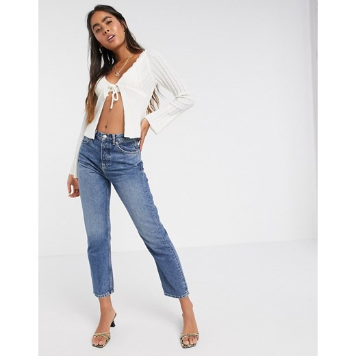 Sweter damski Asos Design Odzież Damska EU biały FRTF Sweter damski Asos Design Odzież Damska EU biały FRTF