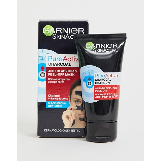 Garnier Pure – Maska typu Peel Off z aktywnym węglem przeciw zaskórnikom-Brak koloru   No Size Asos Poland