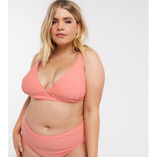 Różowy strój kąpielowy Vero Moda Curve 