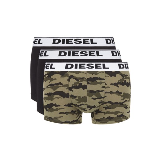 Diesel 3-pack Bokserki Czarny Brązowy