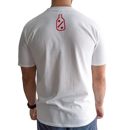 Koszulka męska NajeBany biała  Gildan L vestyliapl