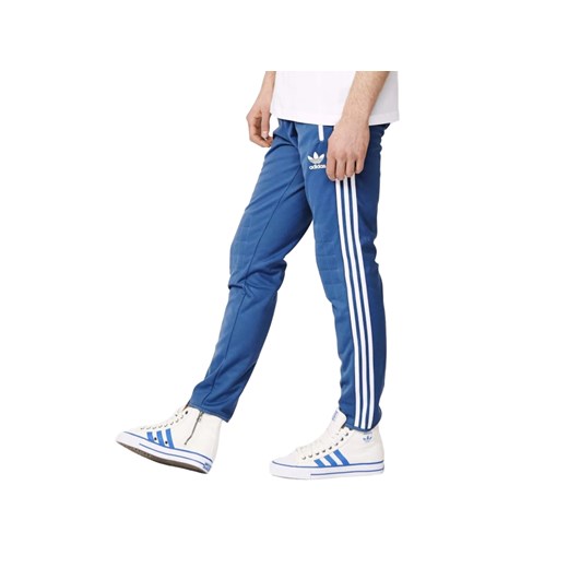 Spodnie męskie niebieskie Adidas Originals jesienne 
