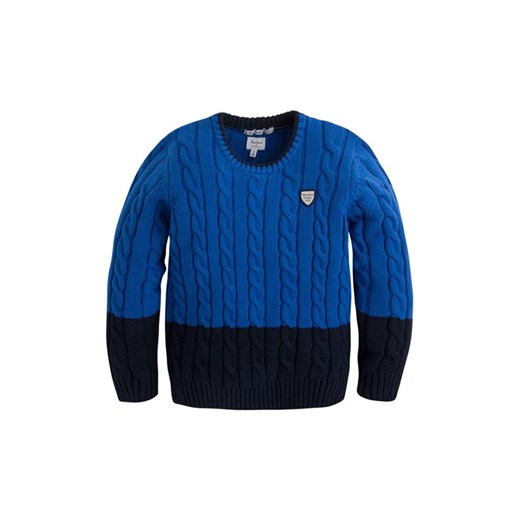 Sweter w kolorze kobaltowo-czarnym
