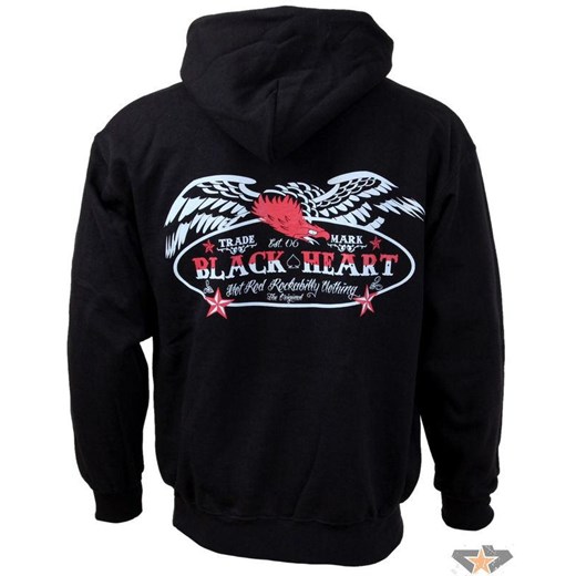 bluza męskie BLACK HEART - Eagle - Hood 