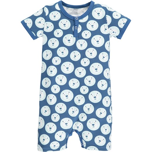 Odzież dla niemowląt Lamino niebieska bawełniana 