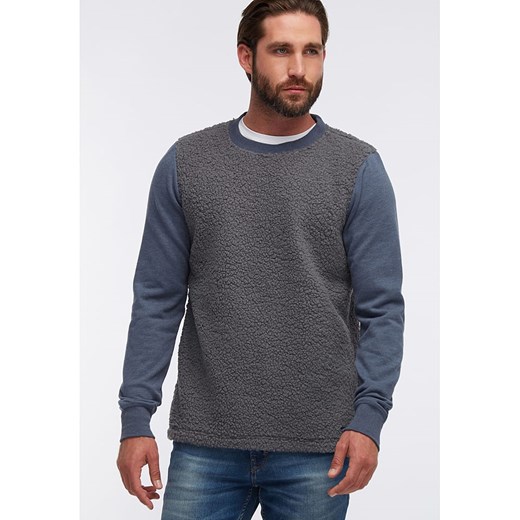 Sweter w kolorze niebiesko-szarym