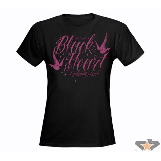 koszulka damska BLACK HEART SWALOW 1