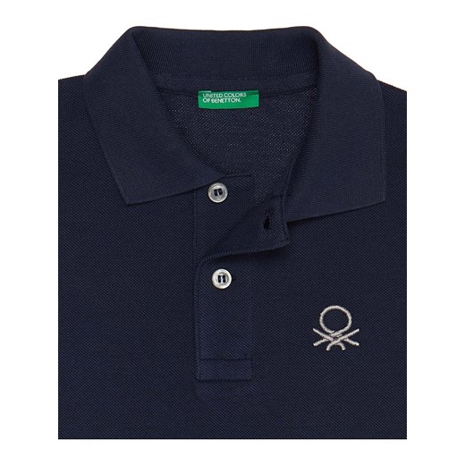 T-shirt chłopięce Benetton z haftem z krótkim rękawem bawełniany 
