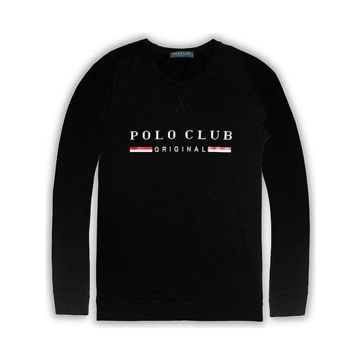 Bluza męska Polo Club z napisami jesienna 