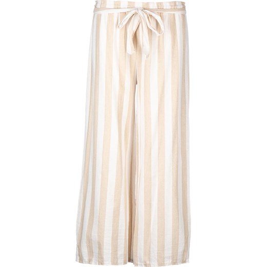 Spodnie damskie Linen Collection w paski 