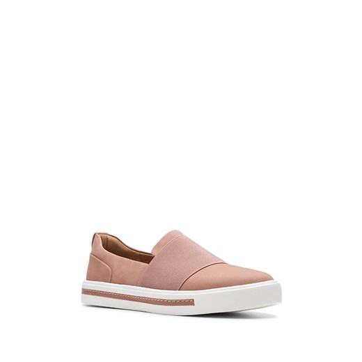 Skórzane slippersy w kolorze różowym
