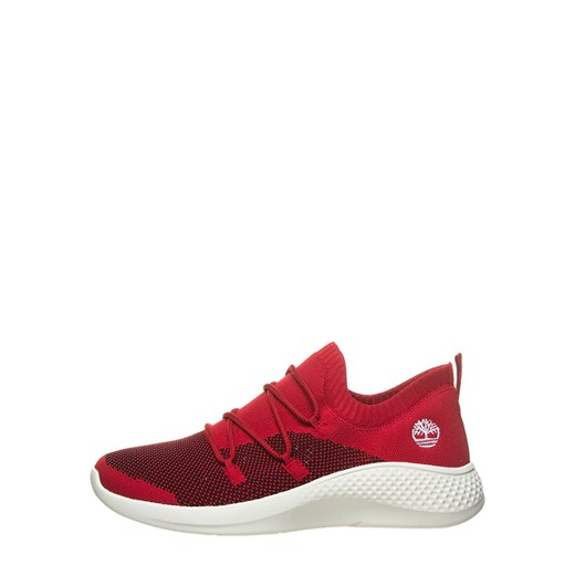 Buty sportowe damskie Timberland sneakersy w stylu młodzieżowym czerwone wiosenne bez wzorów sznurowane 