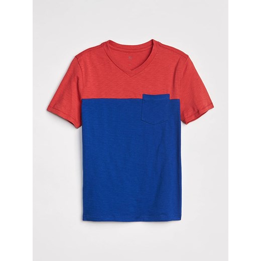 Koszulka w kolorze niebiesko-czerwonym