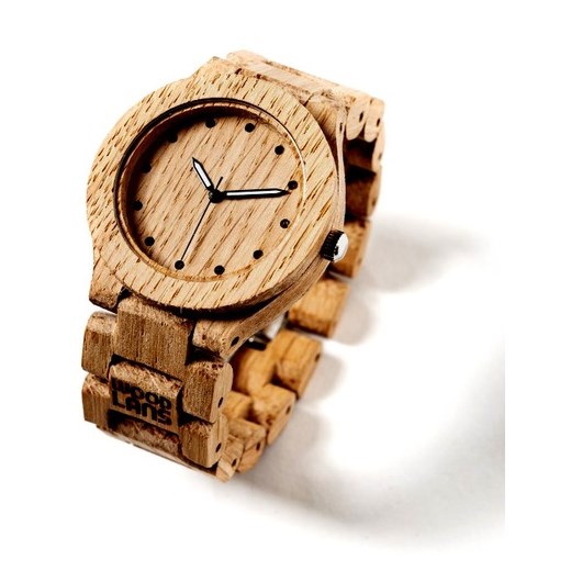 drewniany zegarek Woodlans Unisex Analog *polska ręczna produkcja mustache-pl brazowy delikatne