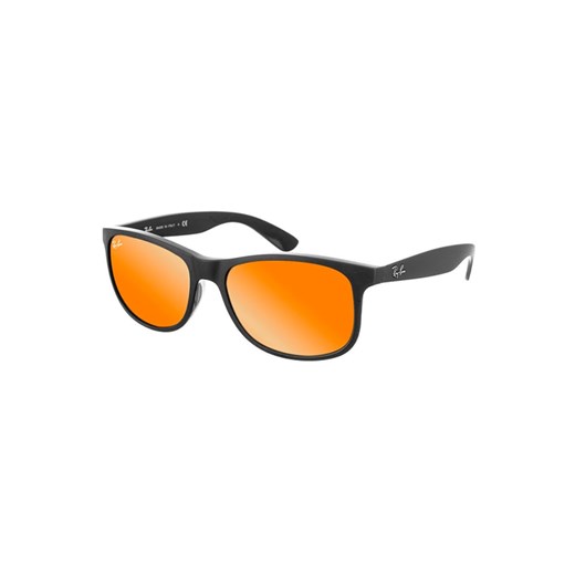 Męskie okulary przeciwsłoneczne "Justin" w kolorze czarno-pomarańczowym