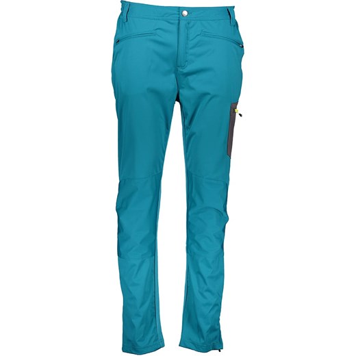 Spodnie softshellowe "Appended" w kolorze niebieskim