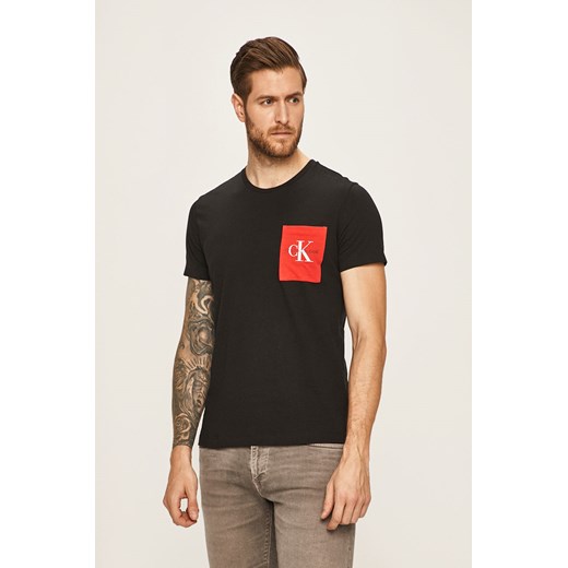 T-shirt męski Calvin Klein z krótkimi rękawami 