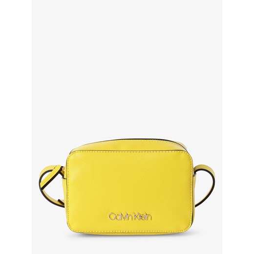 Calvin Klein - Damska torebka na ramię, żółty Calvin Klein  One Size vangraaf