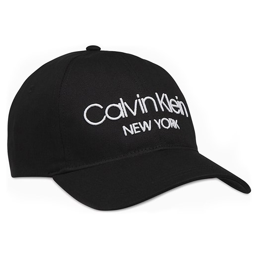 Calvin Klein czarna czapka z daszkiem CK NY BB Cap z logiem Calvin Klein   Differenta.pl