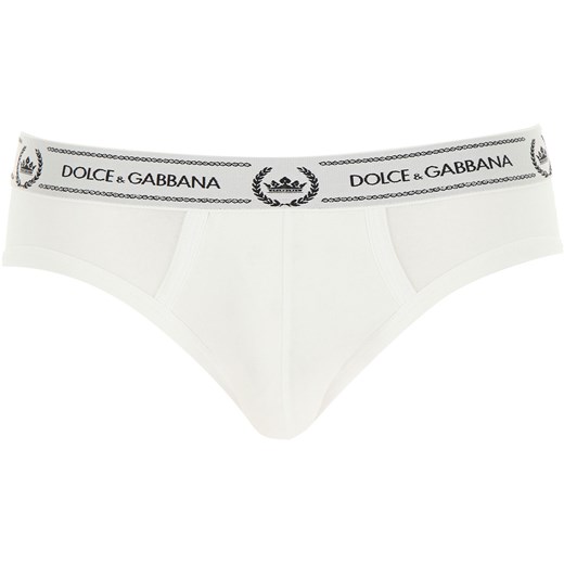 Dolce & Gabbana Slipy dla Mężczyzn, biały, Bawełna, 2019, L M S XL XS XXL  Dolce & Gabbana M RAFFAELLO NETWORK
