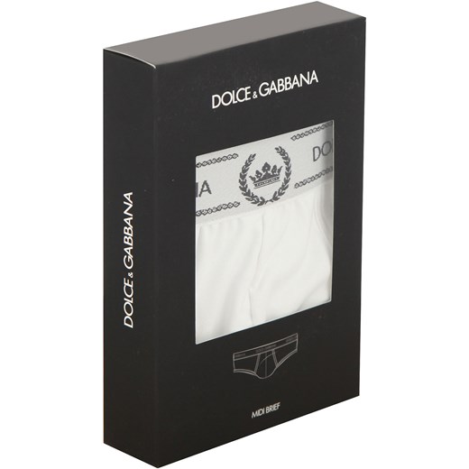 Dolce & Gabbana Slipy dla Mężczyzn, biały, Bawełna, 2019, L M S XL XS XXL  Dolce & Gabbana XXL RAFFAELLO NETWORK