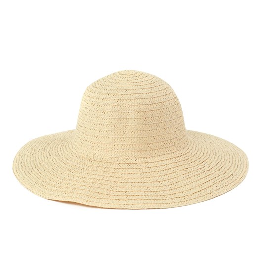 Damski kapelusz plażowy szaleo zolty kapelusz