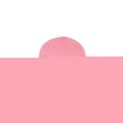 Kapelusz plecionka szaleo rozowy kapelusz
