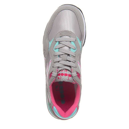 Buty sportowe damskie Diadora sneakersy młodzieżowe szare sznurowane 