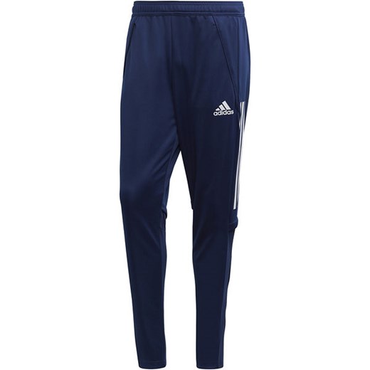 Granatowe spodnie męskie Adidas w sportowym stylu 