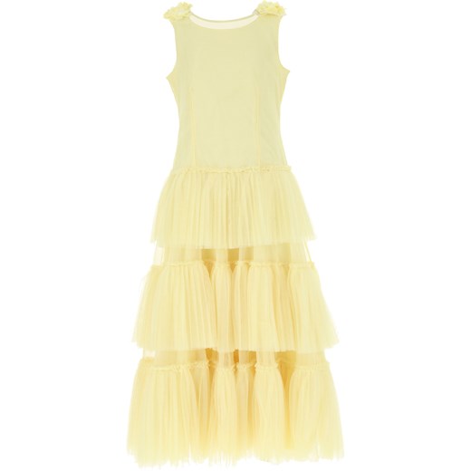 Sukienka dziewczęca żółta Monnalisa 