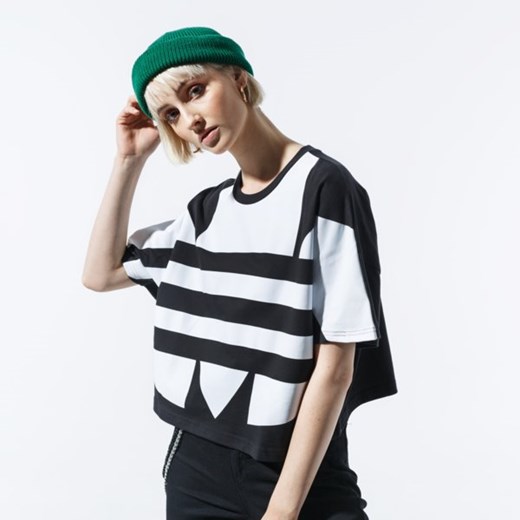Bluzka damska Adidas z okrągłym dekoltem sportowa 