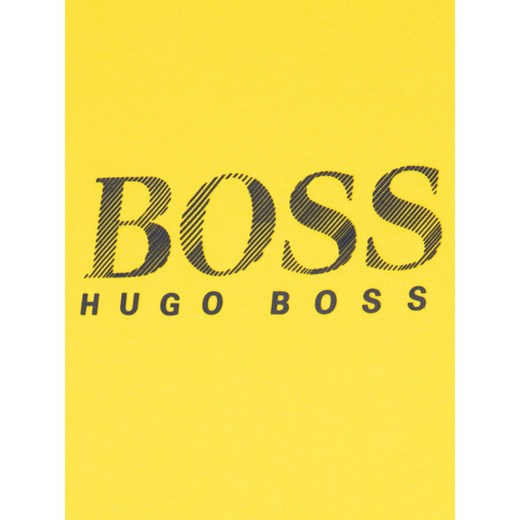 T-shirt chłopięce BOSS Hugo żółty 