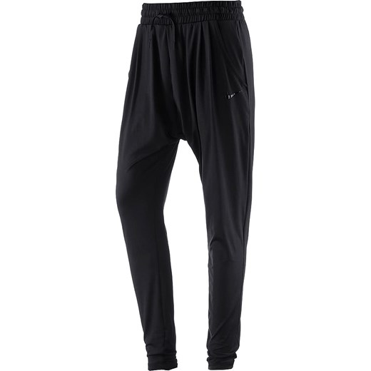 Spodnie sportowe "Dry Flow" w kolorze czarnym