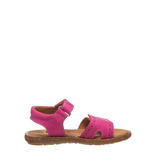 Skórzane sandały w kolorze różowym  Kmins 34 Limango Polska