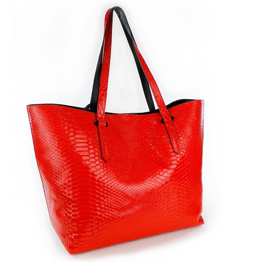 Shopper bag Kendall + Kylie czerwona bez dodatków 