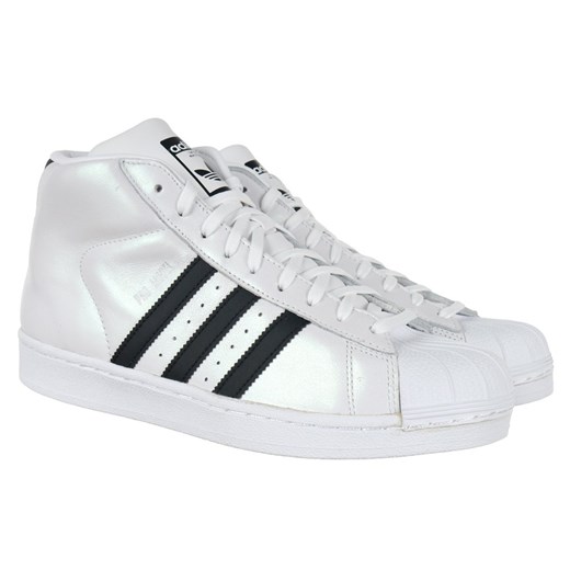 Adidas buty sportowe męskie białe skórzane na wiosnę młodzieżowe sznurowane 