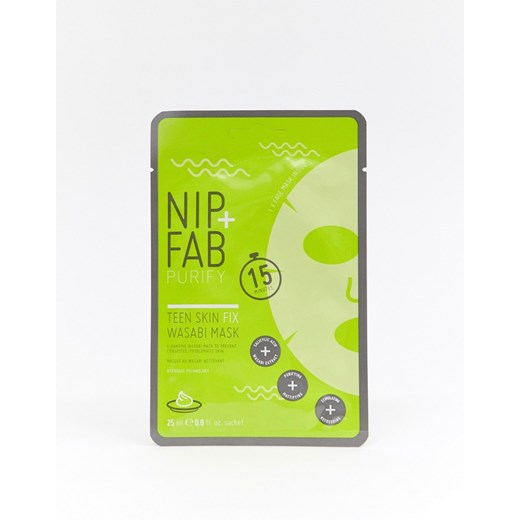 Nip+Fab – Maseczka przeciwtrądzikowa w płacie dla nastolatków-Brak koloru Nip + Fab  No Size Asos Poland