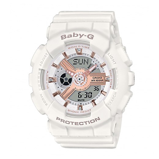 Biały zegarek Baby-g 