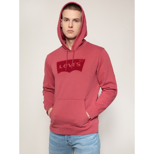 Bluza męska Levi's na jesień z napisem w stylu młodzieżowym Bluza męska Levi's na jesień z napisem w stylu młodzieżowym