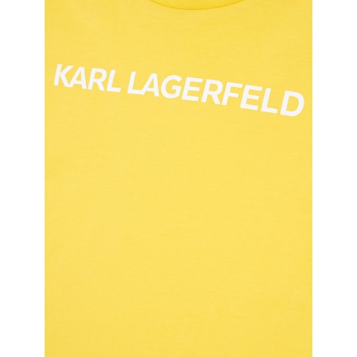 KARL LAGERFELD T-Shirt Z15222 M Żółty Regular Fit