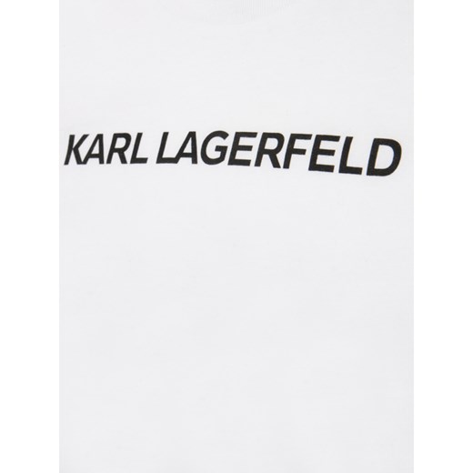 KARL LAGERFELD T-Shirt Z15222 D Biały Regular Fit