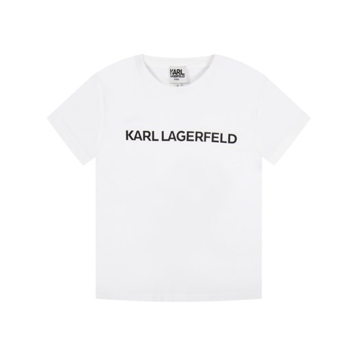 KARL LAGERFELD T-Shirt Z15222 M Biały Regular Fit