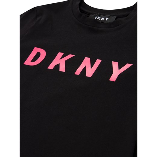 DKNY T-Shirt D35Q47 S Czarny Regular Fit