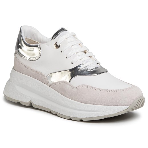Sneakersy GEOX - D Backsie C D02FLC 085BN C0007 White/Silver