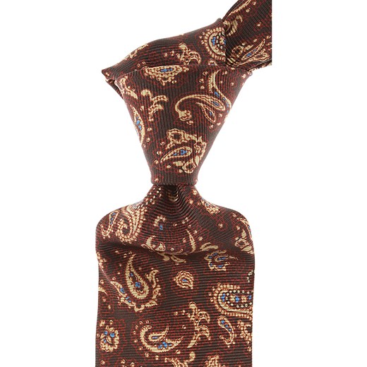 Krawat Borrelli we wzór paisley 