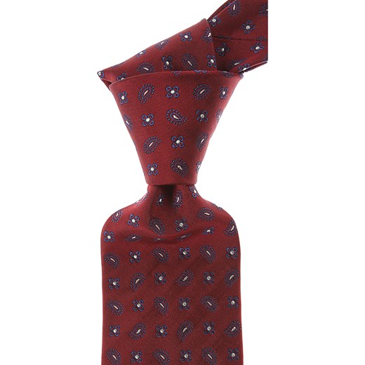 Krawat Borrelli we wzór paisley 