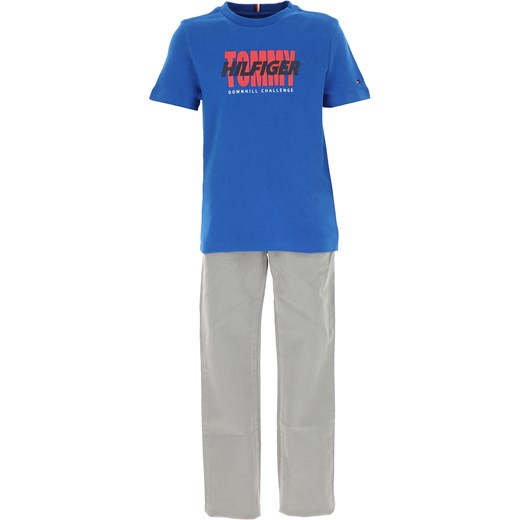 T-shirt chłopięce Tommy Hilfiger bawełniany w nadruki 