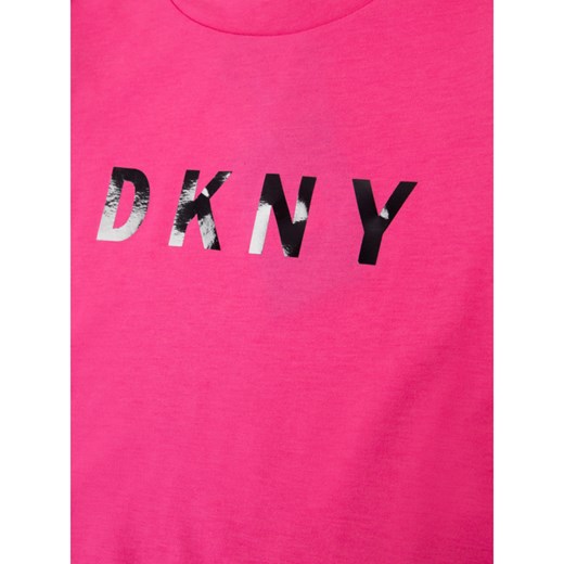 Sukienka dziewczęca DKNY różowa 