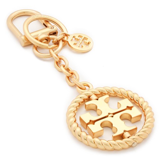 Brelok TORY BURCH - Twised Logo Key Fob 61097 Gold 701